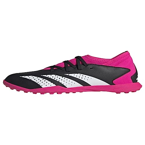 adidas Predator Match Unisex-Child Shin Guards Accuracy.3 Turf Black/White/Team Shock Pink 2.5