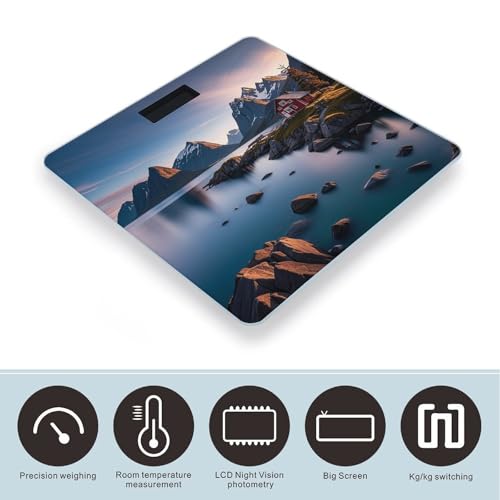 Báscula Digital para Baño Norway Islands con Pantalla LCD Grande miniatura 3