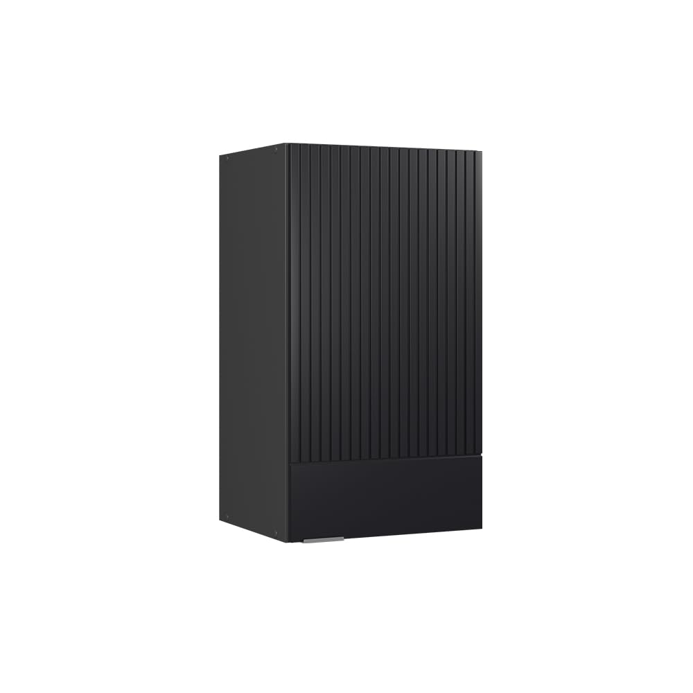 Vicco Wall cabinet Fame-Line, Black striped, 40 cm