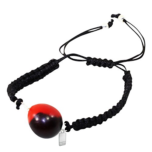 Image of EVELYN BROOKS Macrame Adjustable & Easy to Wear UNISEX Bracelet - Gold & Silver Finish- Friensdhip /Love Good Luck Bracelet - w /Meaningful Huayruro Seed Beads - Great Gifts for HIM & for HER