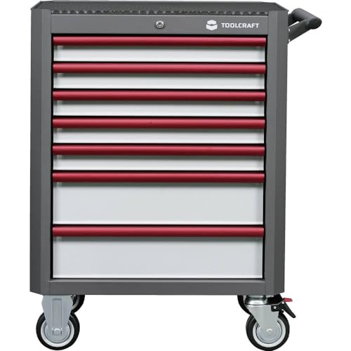 TOOLCRAFT Werkstattwagen wsw-407 Abmessungen: (L x B x H) 1000 x 722 x 460 mm – 96029 C702
