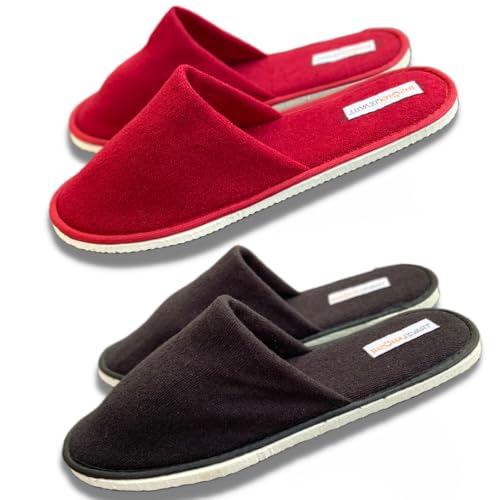 Image of Travelkhushi Unisex House Slippers For Winter & Summer Carpet Slippers for Bedrooms Indoor Home Slipper Comfy Soft Cozy Flip Flops