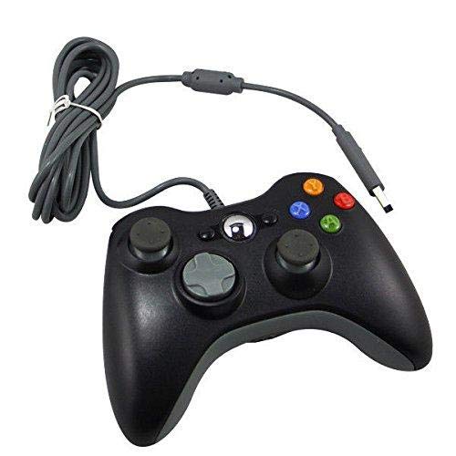 Althemax® Wired Corded USB Game Pad Joysticks Controller Pour Microsoft xBox 360 PC Windows 10 Noir Cover