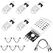 SATUY 6Pcs DHT22/AM2302 Digital Temperature Humidity Sensor Module with Cable, Temp Range -40~80℃ (±0.5℃), Humidity 0~100% RH (±2%) for A-rduino Electronic Practice DIY, Replace SHT11 SHT15