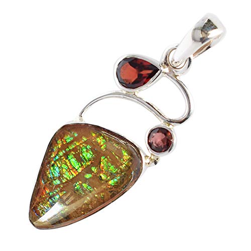 Bijoux artisanaux en argent 925 et ammolite, le cadeau idéal