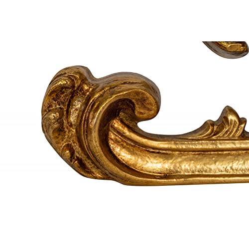 BISCOTTINI INTERNATIONAL ART TRADING Biscottini Fregio Holz 77 x 38 cm Made in Italy | Freien dekorative Holzscheite für Möbel und Wände mit antikem Finish, 77x38 cm