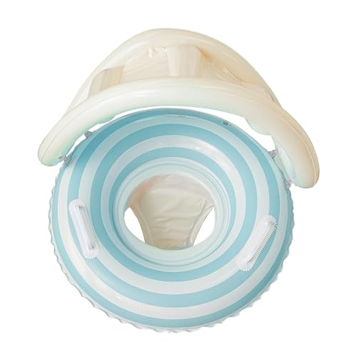 Nixiara Bebé Inflable De Natación con Capucha,Inflable Niño Equipo De Natación Seguridad | Juguetón Flotador con Protección Solar para Niños Actividades Al Aire Libre Piscina Más