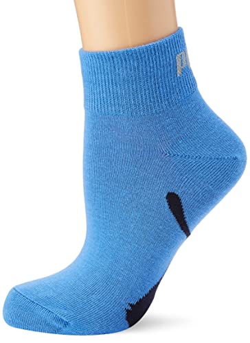 Puma Lifestyle - Chaussettes de Sport - Lot de 3 - Graphique - Mixte Adulte - Homme - Multicolore (523 - Navy/Grey/Strong Blue) - 39-42 EU