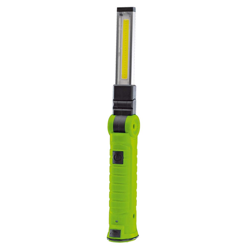 Draper 11772 3W COB LED Rechargeable Inspection Lamp, Green, 265x47x34mm