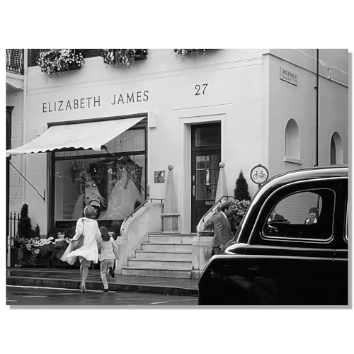 Vintage Black And White Wall Art Elizabeth James Movie...