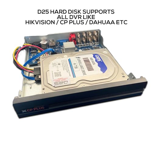 Image of D25 Blue Sata Video 500GB Hard Disk for PRAMA 4 Channel / 8 Channel / 16 Channel / 32 Channel HD DVR | 500-GB Surveillance Hard Disk Drive for CCTV Camera DVR (500 GB Hard Disk)