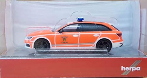 Véhicule service d'incendie Audi A4 Herpa 095303 voiture miniature HO 1/87
