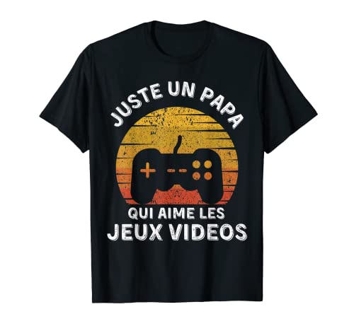 Solo un papá que ama los juegos de video regalo la fete de las pera Camiseta