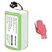 morpilot Batería 14.4V 2600mah Litio, Compatible con Conga Excellence y Conga Excellence 990 950 1090, DEEBOT N79S N79, Eufy RoboVac 11 11S 11S Max 15C 30C 30 MAX, IKOHS NETBOT S14 S15, Con un Cepillo