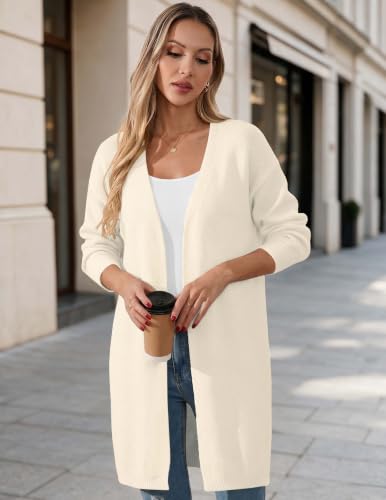 Image of Women's Oversized Fall Cardigans Sweaters Knit Long Chunky Jacket Coat 2026