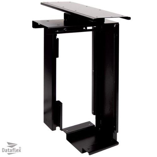 Dataflex Top Grip - Soporte (Desk-Mounted CPU Holder, Escritorio, 20 kg, Negro, Vara y Tornillo, Vertical)