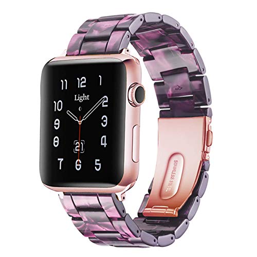 Image of Light House Apple Watch Bands-Fashion Lightweight Resin iWatch Bands for Women Men 38mm /40mm /41mm /42mm(Series 11 10), 49mm /46mm /45mm /44mm /42mm(S 3 2 1), Compatible with Apple Watch Series 11 SE 10 9 8 7 6 5 4 3 Ultra