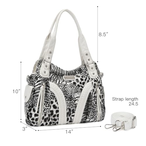 Image of Montana West Hobo Bag Soft Handbag with Crossbody Strap | Everyday Use Purses for Women, Large Capacity Handbag, Casual Hobo Bag