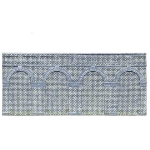 Murs de soutènement cintrés brique bleue ingénieurs en lot de 2 pièces courbes