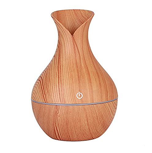 Umidificador Difusor Ultrassónico Aroma Usb Estilo Madeira