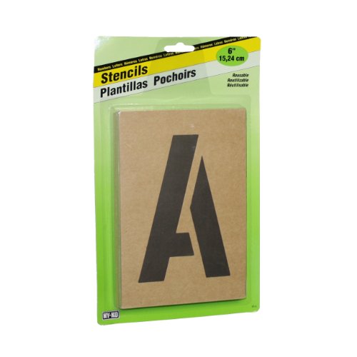 Hy-Ko Prod Co 6" Letter/Number Stencil Set