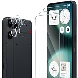 ELYCO Pellicola Protettiva Compatibile con Nothing Phone 3A Lite, 3 Pezzi Vetro Temperato + 2 Pezzi Pellicola Fotocamera, 9H Durezza Anti-Graffo/Anti-Olio Niente Bolle Pellicola