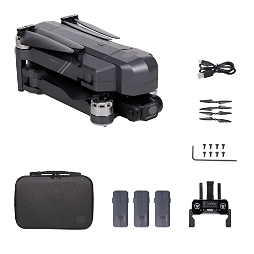 NIRAA Dron 4K Pro RC con cámara 4K cardán de 2 Ejes sin escobillas 5G WiFi FPV GPS Vuelo 3000m 26mins Tiempo de Vuelo RC Quadcopter (Color : 4K 3B Bag)