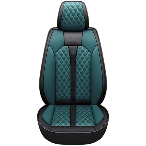Housse de siège auto en cuir noir et bleu pour VW Golf Polo Passat et Tiguan
