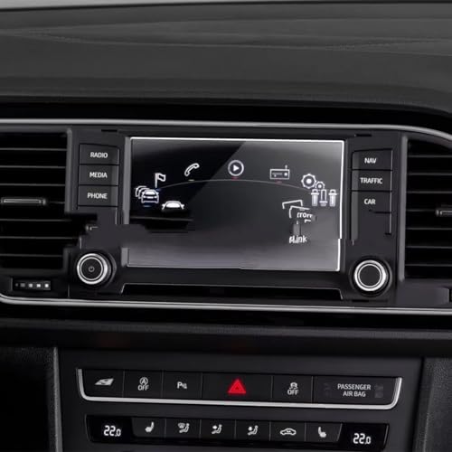 Verre trempé pour Seat Leon 2015-2016 - Protection d'écran GPS auto 1 pièce