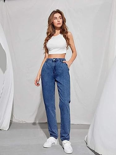 Image of KOTTY Mid Rise Regular Fit Jeans - Tailored Straight Leg Look for Women