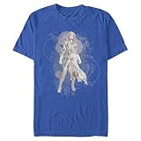 Marvel The Eternals T-Shirt à Manches Courtes Thena Hero Organic, Bleu Vif, XXL Mixte