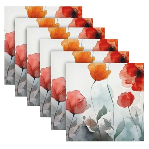 Servilletas de Tela Multicolor Pack 6 20x20 in miniatura 2
