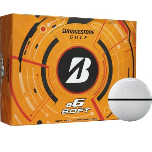 Bridgestone e6 Soft Custom Golf Balls - 2025 Model (AlignXL)