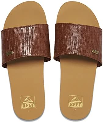 Reef Women's Bliss Nights Slide Sport Sandal, Brunette, 8 | Image 1