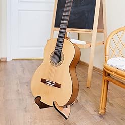 FAPPY Guitare en Bois – Plancher Supports Guitare universels en Bois | Rack d’instruments à Cordes Portable pour Guitares Basses Classiques acoustiques - Les Beatles, Paul McCartney, John Lennon, RIngo Starr, George Harrison FAPPY Guitare en Bois - Plancher Supports Guitare universels en Bois | Rack d'instruments à Cordes Portable pour Guitares Basses Classiques acoustiques – Image 2