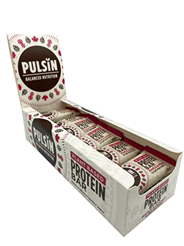 Pulsin - Maple & Peanut Vegan Protein Bars - 18 x 50g - 14.1g Protein, 4.7g Fibre, 240 Kcal Per Serving - Gluten Free, Plant Based, Palm Oil Free & Dairy Free Snack Bar