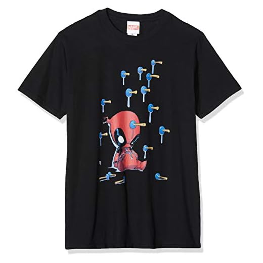 Disney herr Deadpool Cartoon Knockout T-shirt