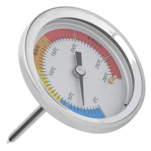 Oven Thermometer, 0-280? Stainless Steel Oven Baking Chef Thermometer Instant Read Direct Grill Surface Kitchen Cooking Thermometer for Beef, Poultry, Pork