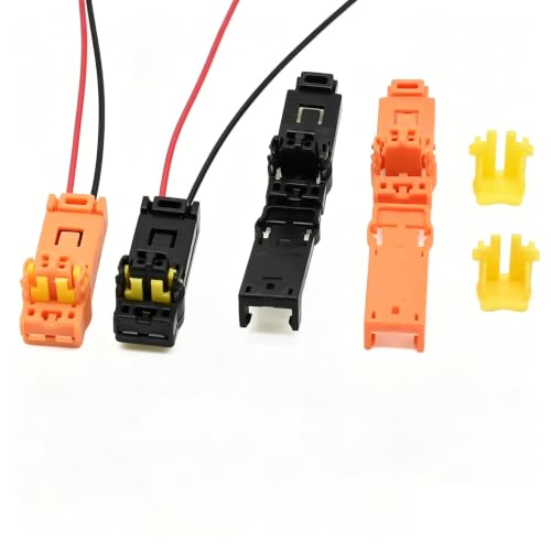 Conector volante 2P DJ70271-1-21 hembra con cable de corriente para sensor de coche 3