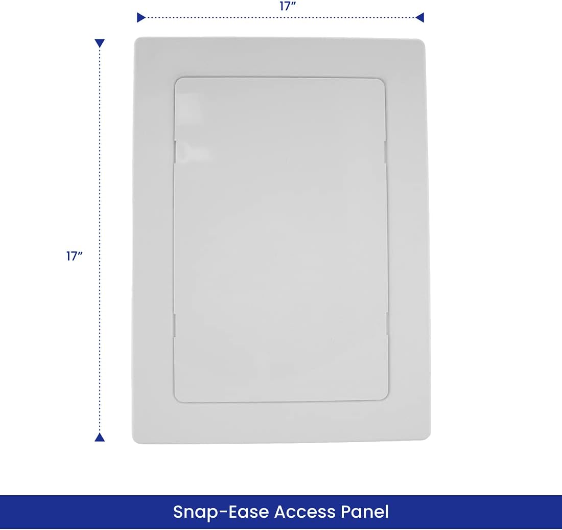 Jones Stephens A05014 Snap-Ease Access Panel, White, 14-Inch by 14-Inch