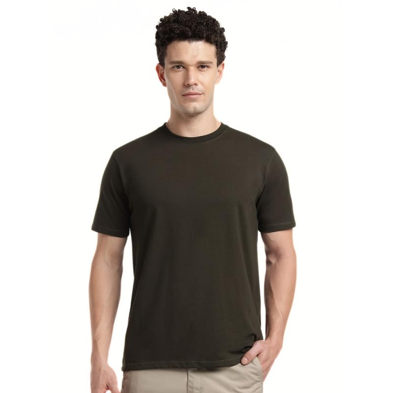 Men's Element Cotton Lycra Short Sleeve Round Neck Sports T-Shirt | Comfortable | Breathable | Ideal for High-Intensity Workouts| Odor Control-image-18