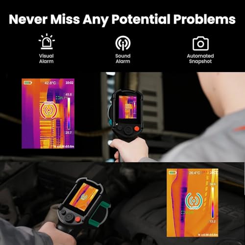 Thermal Camera Thermal Imaging Camera 320x240 Resolution TR20 PRO 50Hz High Refresh Rate with Video Recording for Building Inspection(TR20 PRO) miniatura 3