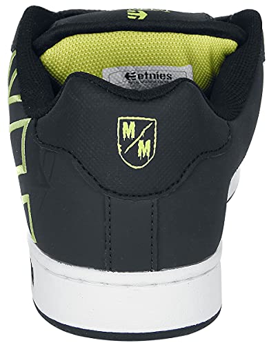 Image of Etnies mens Metal Mulisha Fader Skate Shoe, Dark Grey /Black, 8 US