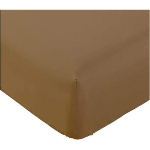 Mellanni Queen Fitted Sheet - Deep Pocket Cooling Sheets up to 16 inch - Hotel Luxury 1800 Bedding - Softest Sheets - Wrinkle, Fade, Stain Resistant - 1 Single Queen Fitted Sheet Only (Queen, Mocha)
