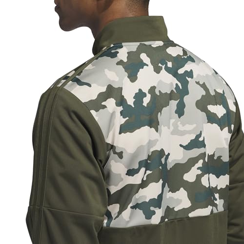 adidas mens Essentials Camouflage Tricot Track Jacket4
