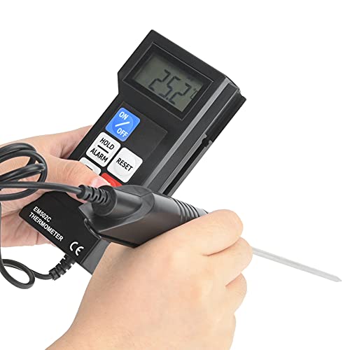 Thermomètre de cuisson précis avec mémoire intelligente et sonde inox