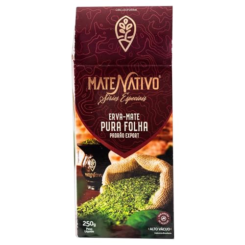 Circle of Drink - Mate Nativo - Special Series - Brazilian Pure Leaf Erva Mate Tea - Robust and Complex Yerba Mate - 250g (1 PACK)