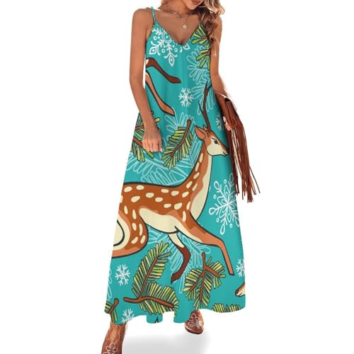 Robe longue femme été sans manches fluide pour éviter la chaleur