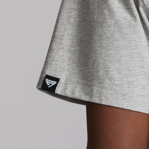 Game 7 x NBA Officially Licensed Men’s Short Sleeve Win or Go Home Graphic Crewneck T-Shirt, Heather Grey, XXL