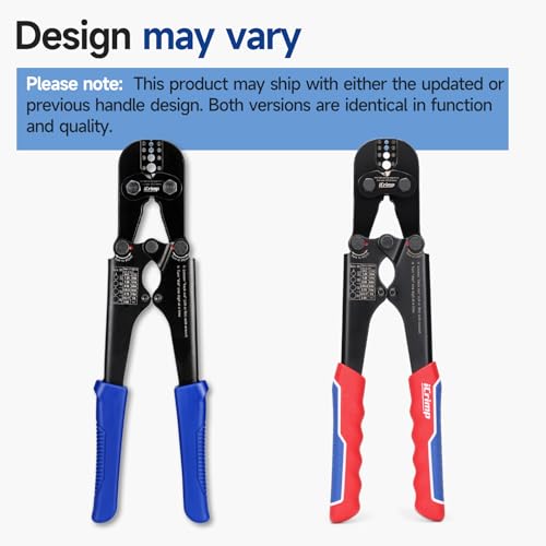 iCrimp Wire Rope Crimping Tool, Wire Cutter, for Aluminum Oval Sleeves,Stop Sleeves,Crimp Ferrules,Crimping Loop Sleeve from 3/64-inch to 1/8-inch by IWISS - Image 2